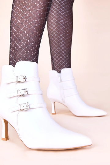 Biele vysoké čižmy s... 2