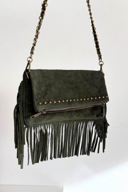 zo semišuoIna Kabelka so strapcami s reťazou Tmavýzielona Zapnutérella