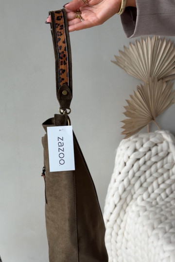 Kabelkaz eko semišuu Tmavýzielona Deliane 2