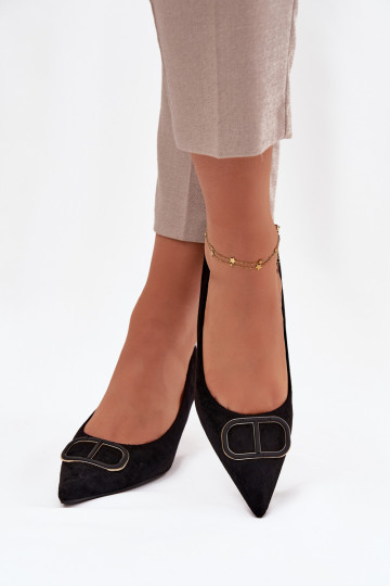 štekle Dámske S Ornatem Detalem čierna Amelora 2