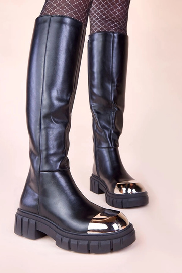 Čierne vysoké čižmy so... 2