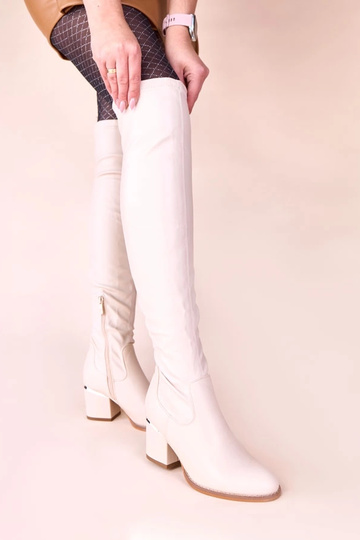 Pieskové dlhé čižmy nad... 2