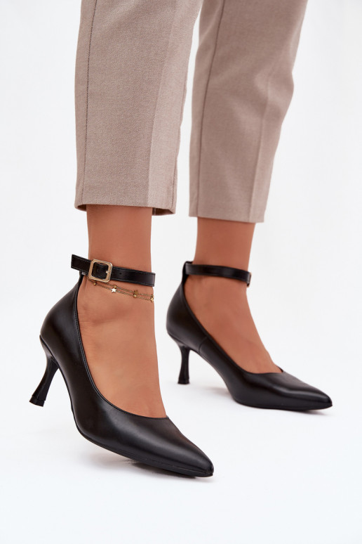 štekle Topánky s popruhmi čierna Perrine