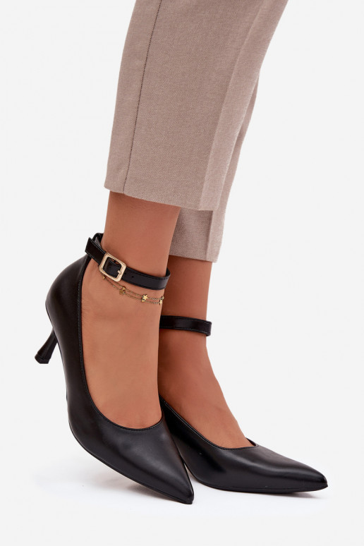 štekle Topánky s popruhmi čierna Perrine