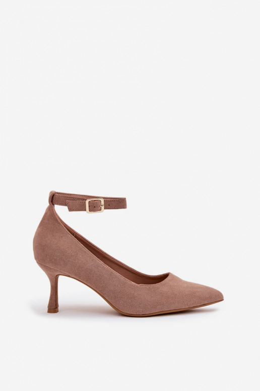 štekle Topánkyz eko semišuu béžová Devoria