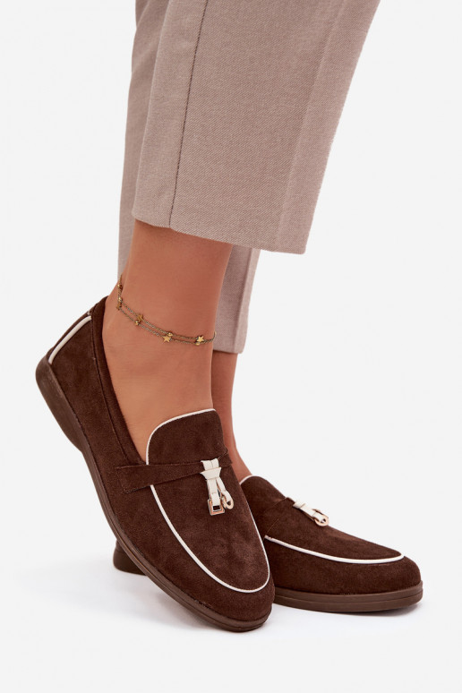 Mokasíny Mokasíny Dámskez eko semišuu CzekoladoIne DarInen