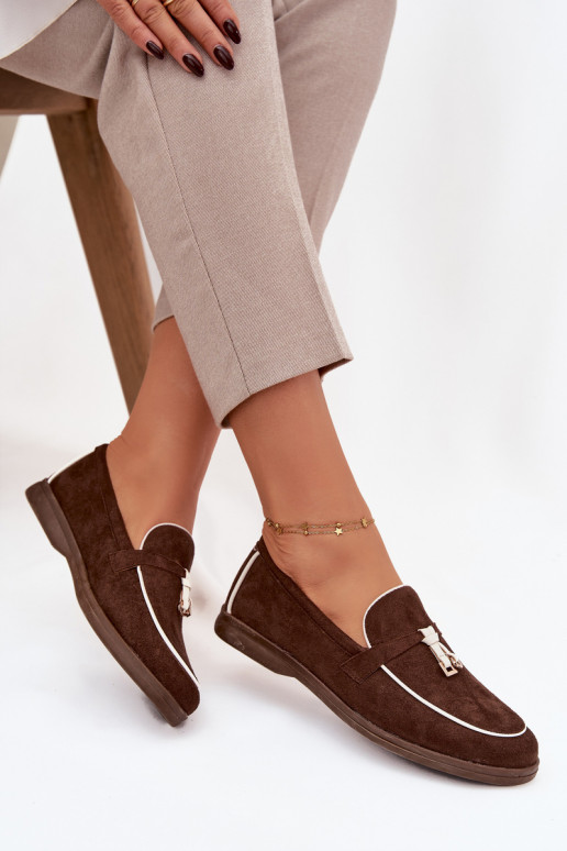 Mokasíny Mokasíny Dámskez eko semišuu CzekoladoIne DarInen