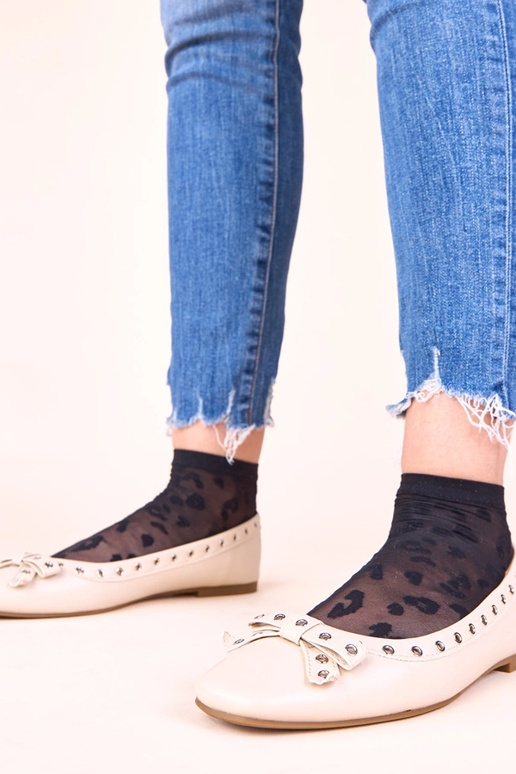 Pieskové baleríny s dekoratívnymi...