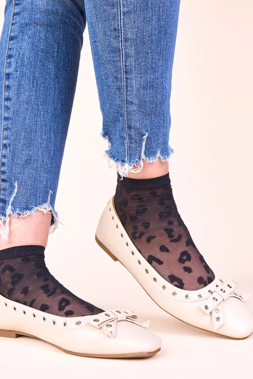 Pieskové baleríny s dekoratívnymi...