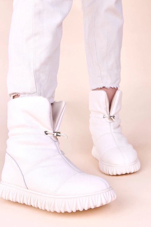 Pieskové snehové čižmy z pravej kože...