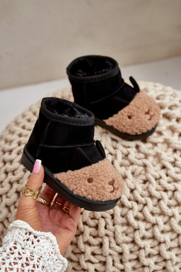 Teplé detské snehule Lamy čierna Esandira