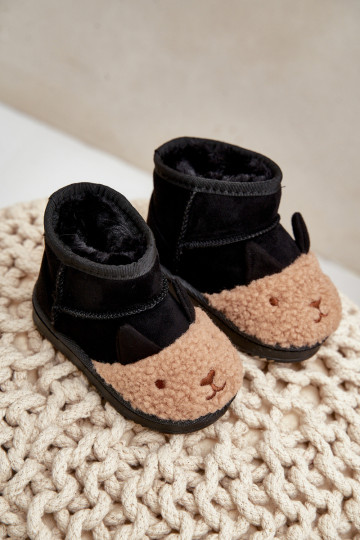 Teplé detské snehule Lamy čierna Esandira 2