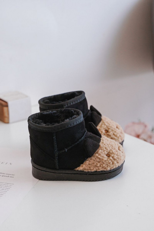 Teplé detské snehule Lamy čierna Esandira