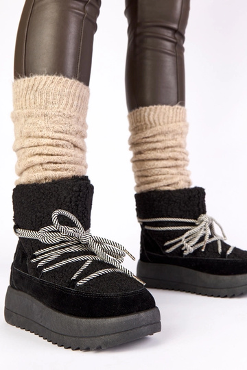 Čierne teplé sťahovacie...