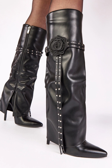 Čierne čižmy na vysokom... 2