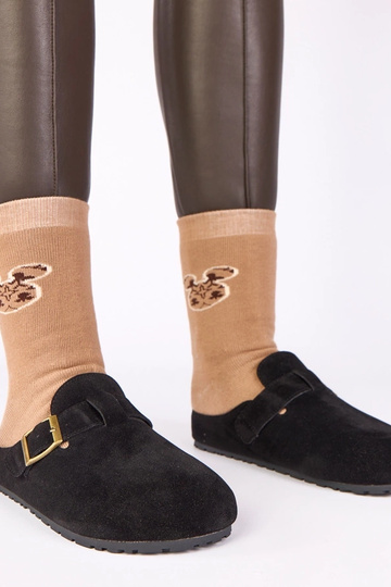 Čierne čižmy s dekoratívnou... 2