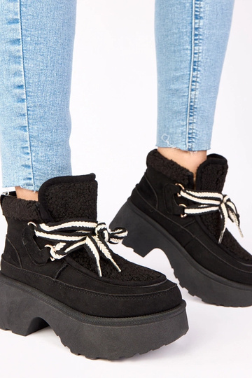 Čierne snehové čižmy s... 2