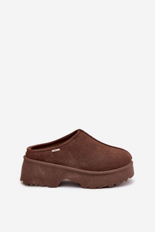 Snehule Dámska nízka s platformou Hnedá farba Yrenna