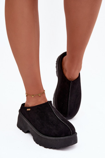 Snehule Dámska nízka s platformou čierna Yrenna