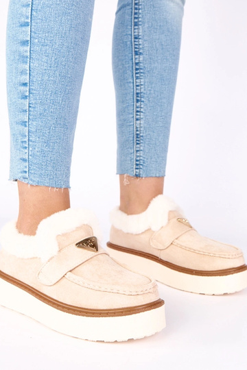 Svetlo pieskové mokasíny,...