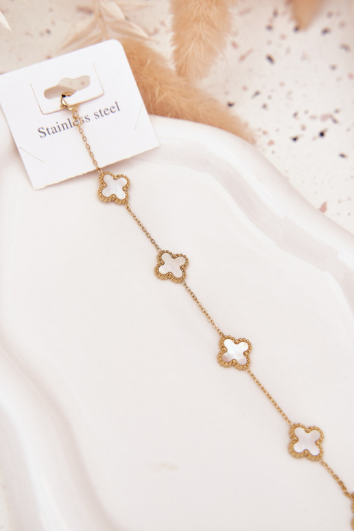 Náramok S príveskami Stal NierdzeInna zlato-PerłoIna