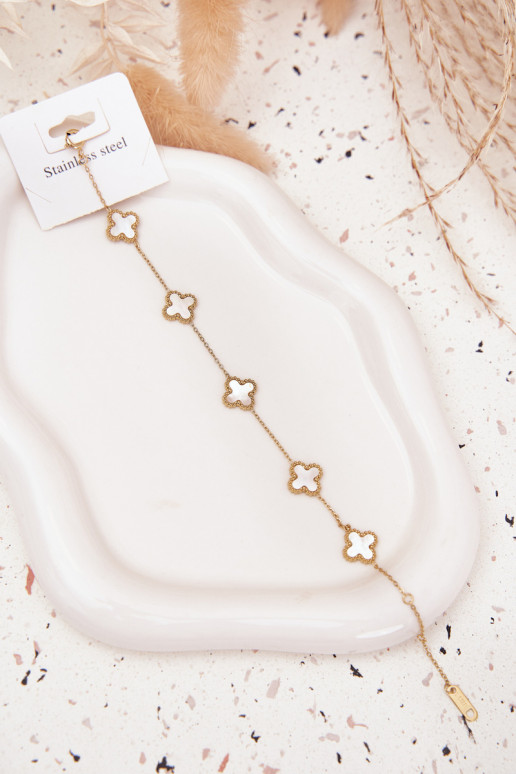 Náramok S príveskami Stal NierdzeInna zlato-PerłoIna