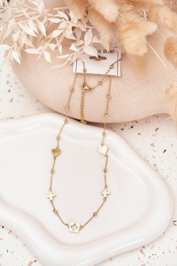 Bez krku S príveskami Stal NierdzeInna zlatej farby 2