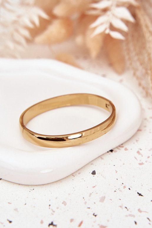 Náramok z nerezovej ocele zlatej farby