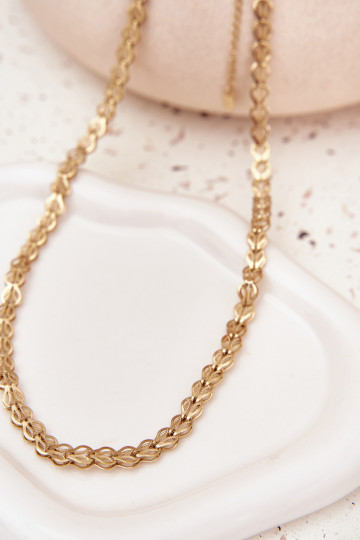 Bez krku Vyrobené z chirurgickej ocele zlatej farby