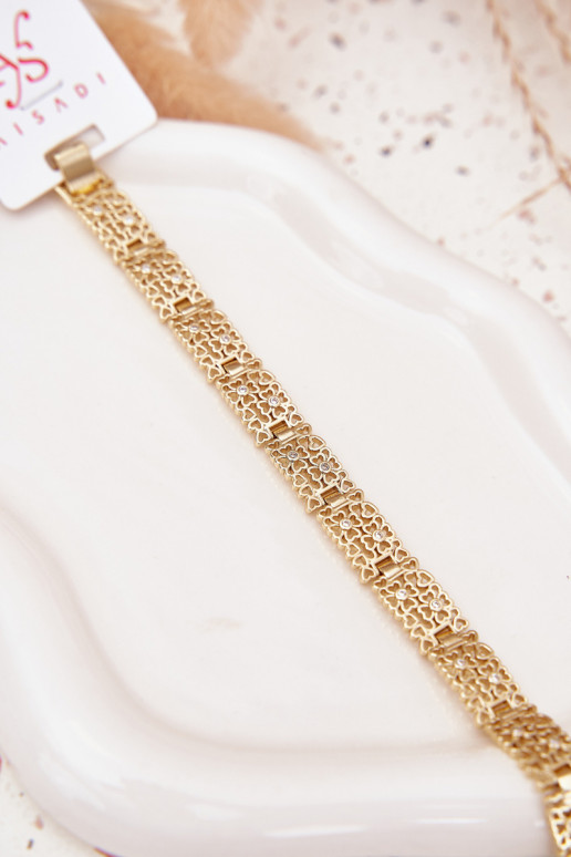 Náramok Dámske Vyrobené z chirurgickej ocele zlatej farby