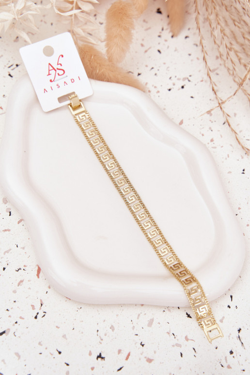 Náramok Dámske Vyrobené z chirurgickej ocele zlatej farby