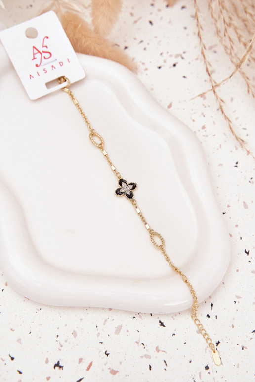 NáramokKoniczynką Stal Chirurgiczna zlatej farby