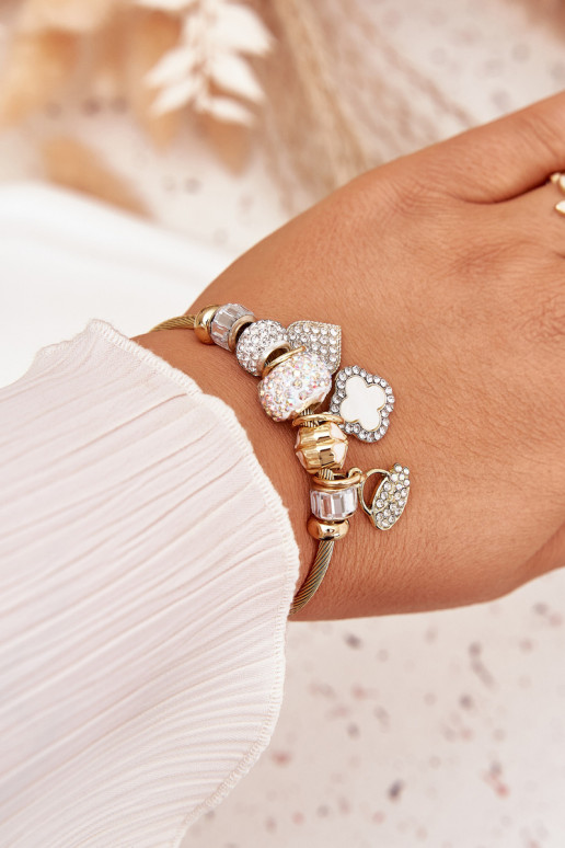 Náramok z ZaInieszkami Charms zlatej farby