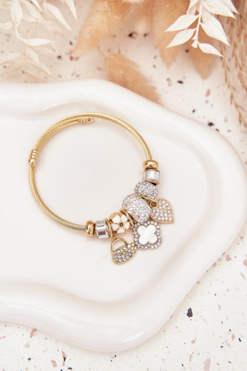 Náramok z ZaInieszkami Charms zlatej farby 2