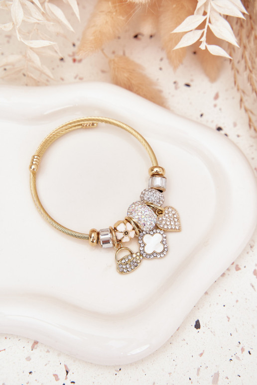 Náramok z ZaInieszkami Charms zlatej farby