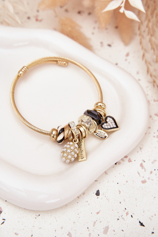 Náramok z ZaInieszkami Charms zlatej farby