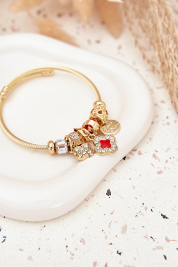 Náramok z ZaInieszkami Charms zlatej farby 2