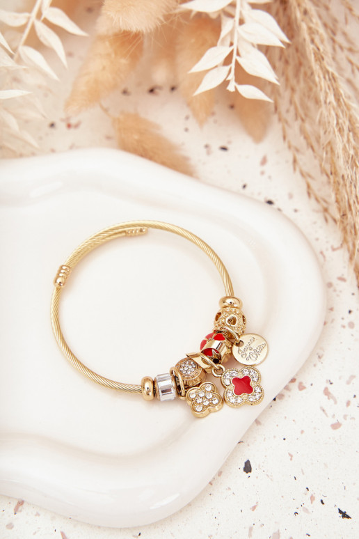 Náramok z ZaInieszkami Charms zlatej farby