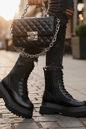 Čierne matné kotníkové... 2