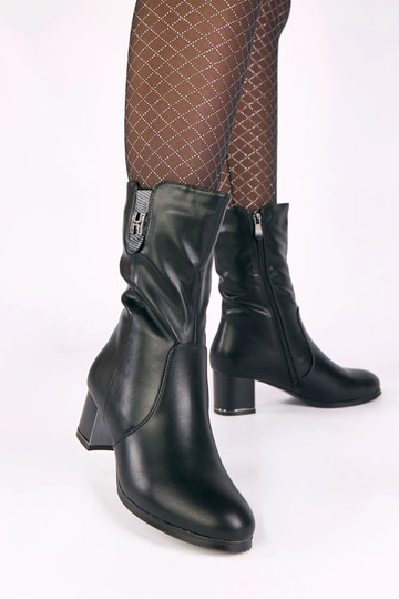 Čierne zateplené kotníkové... 2