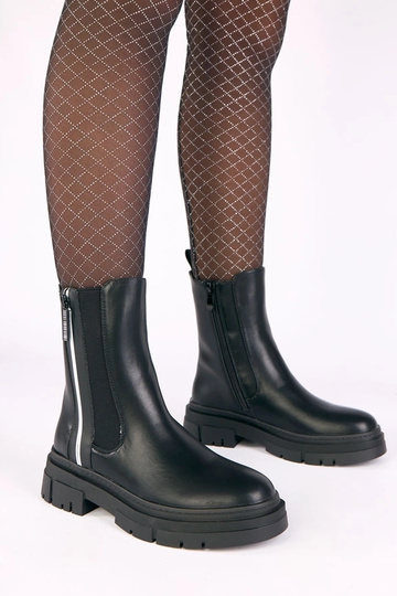 Čierne topánky na platforme...