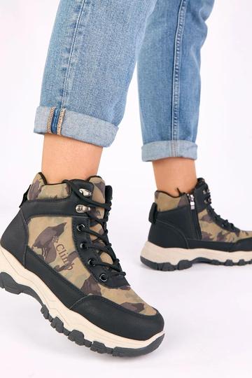 Čierne tenisky na platforme... 2