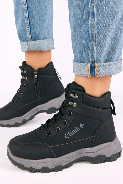 Čierne tenisky na platforme Louie