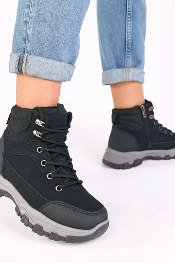 Čierne tenisky na platforme... 2