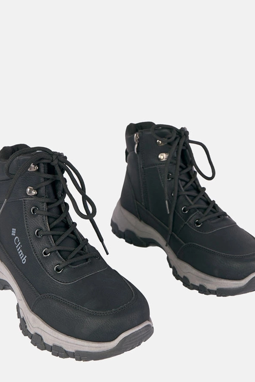 Čierne pánske zateplené tenisky na...