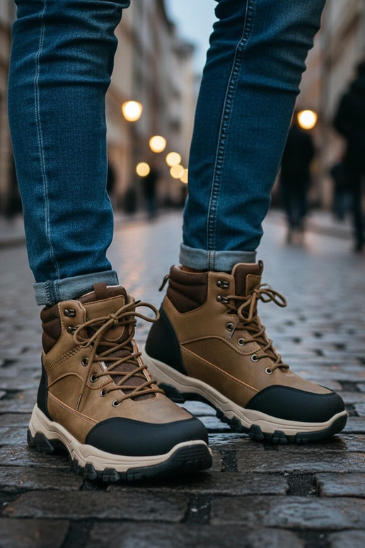 Tmavohnedé pánske tenisky Ryan