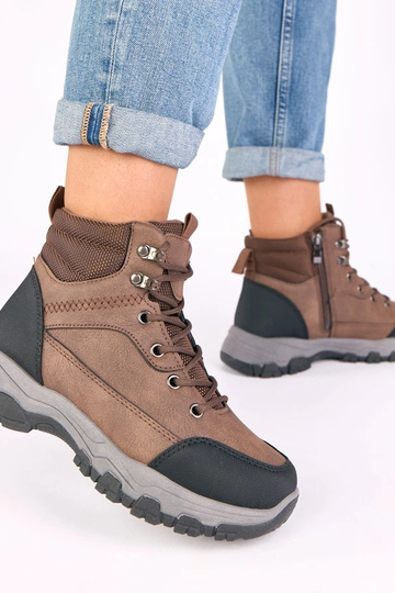 Hnedé tenisky na platforme... 2