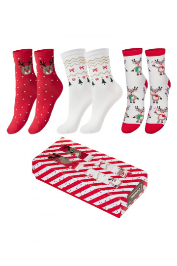 Set ŚIniątecznych Skarpet IN Pudełku 3 Páry 2