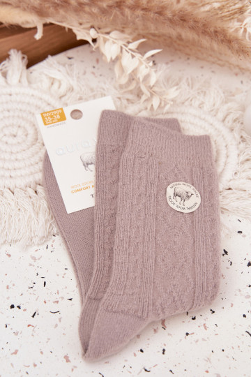 Ponožky Dámske INełniane sivá 2