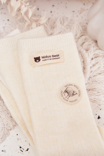 teplý INełniane Ponožky DámskeZapnutészyInką slonovina